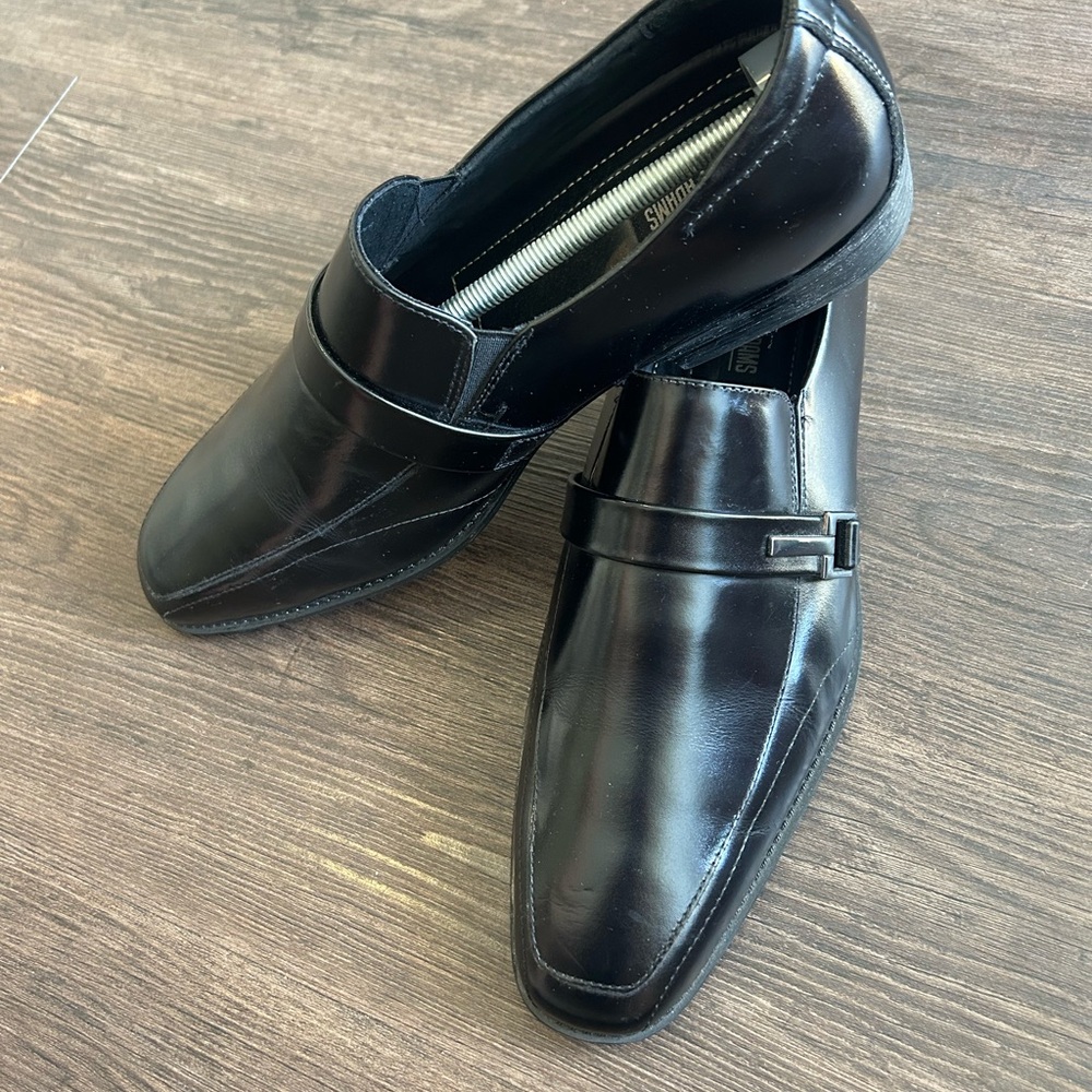 Stacy Adams Classic Black Slip-On Loafers
